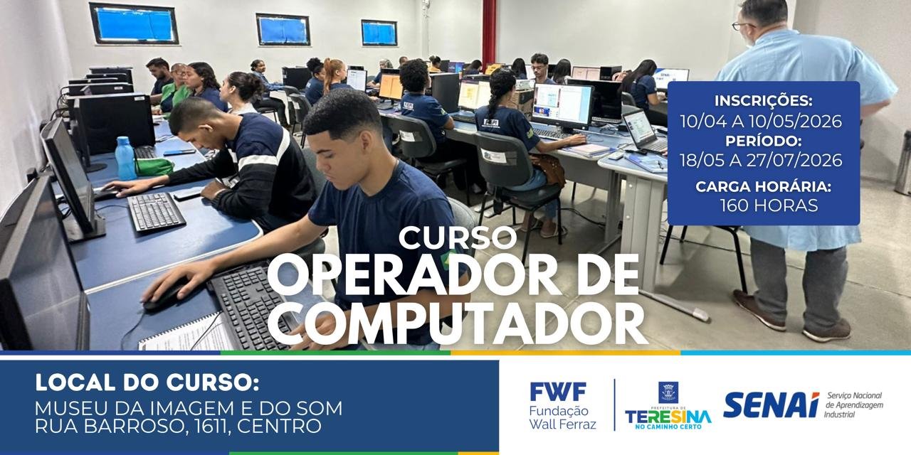 Operador de Computador (Tarde)